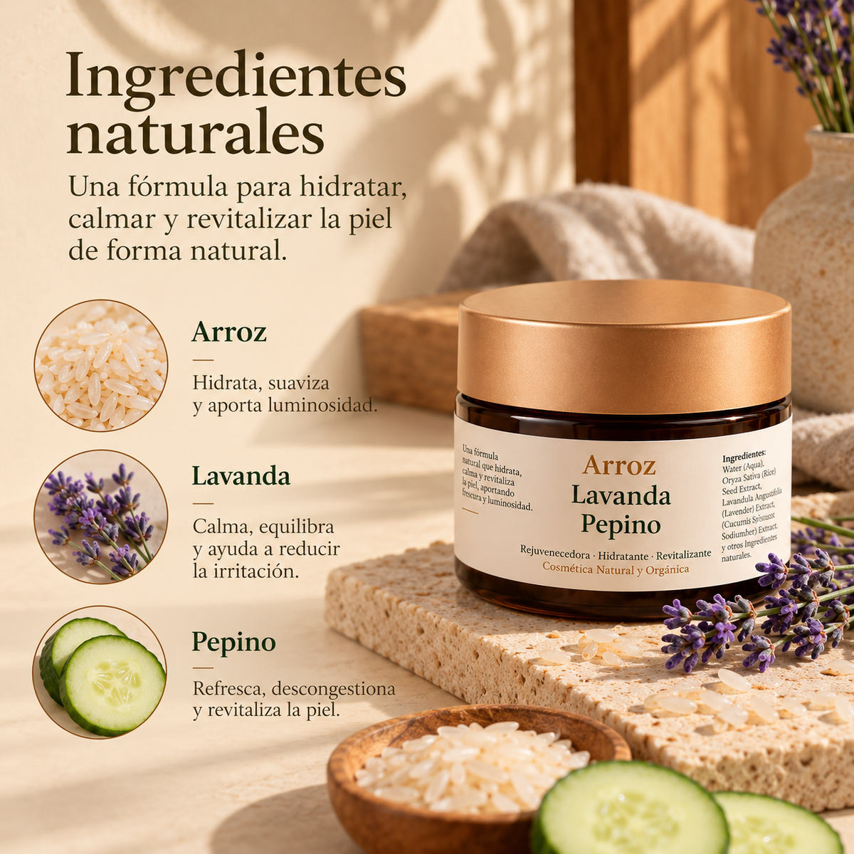 Mascarilla de Arroz Para Todo Tipo de Pieles