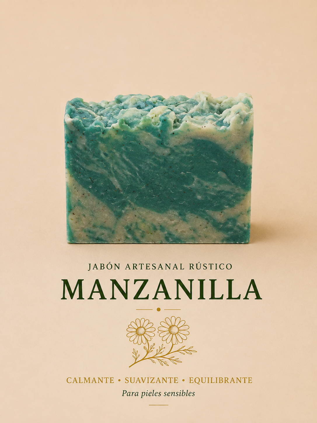 Jabón Artesano de Manzanilla
