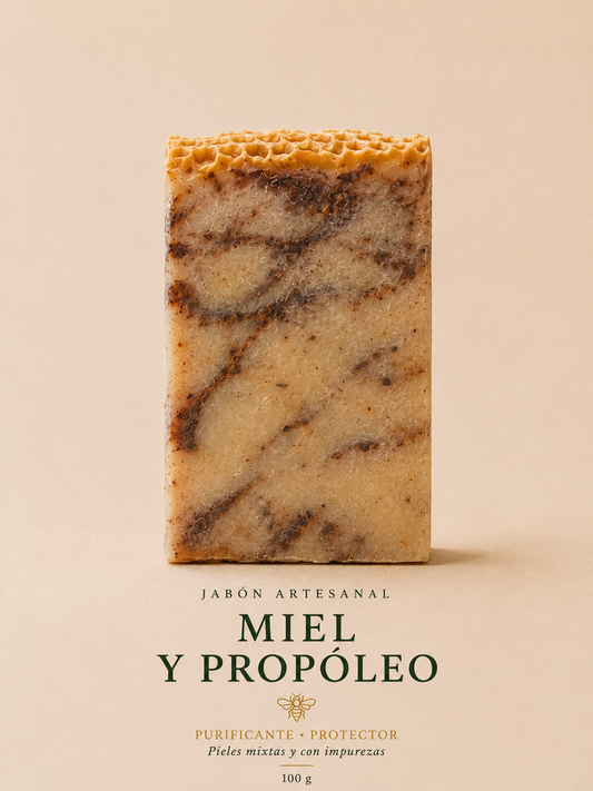 Jabón Artesano de Miel y Propóleo